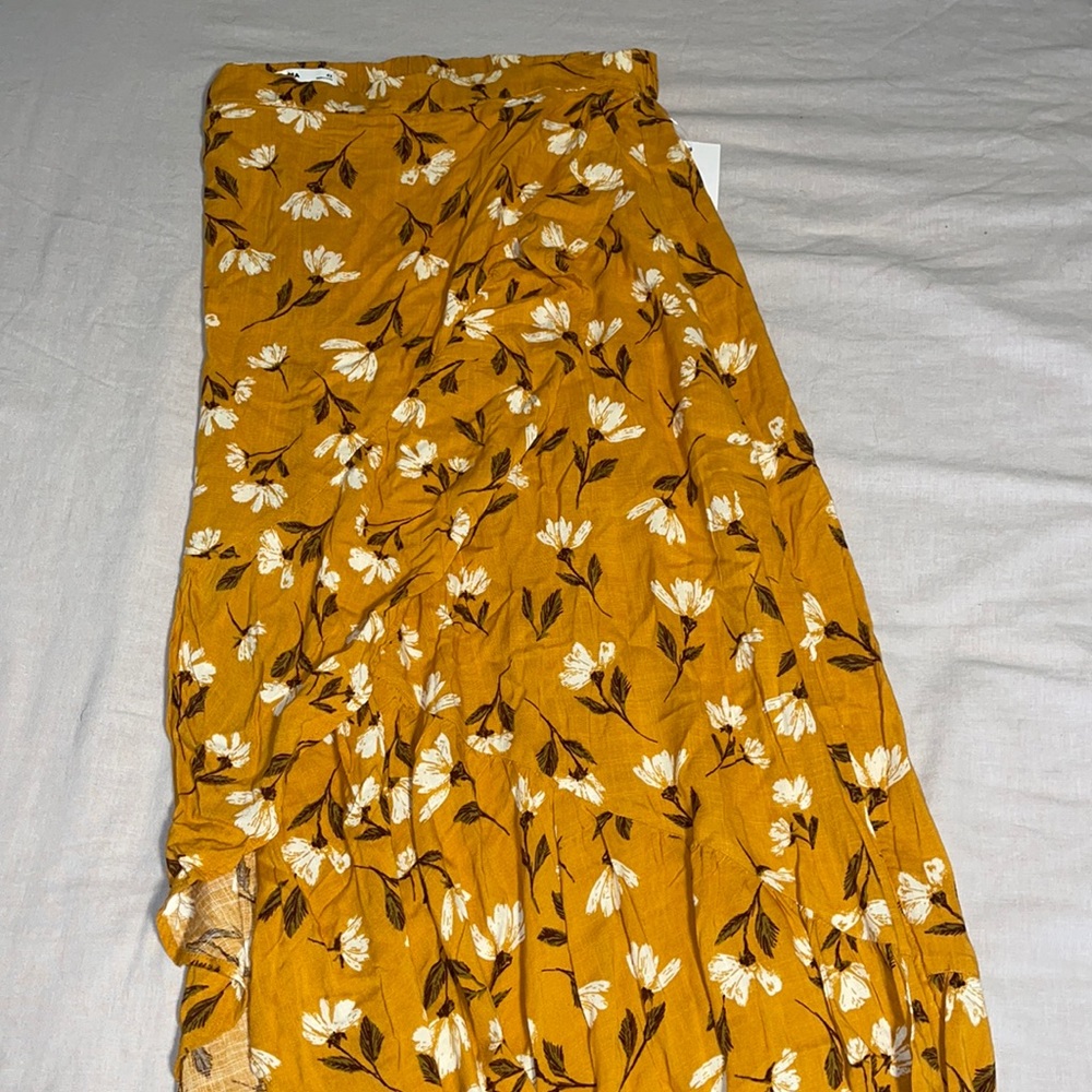 Floral Wrap Skirt